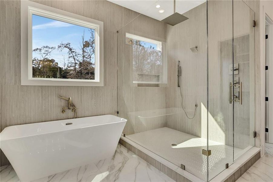 Furnished interior view inside a new home in , Brooks (Image 10).