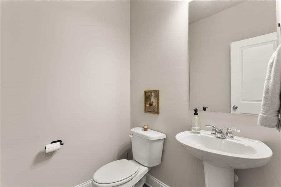 Furnished interior view inside a new home in Terrace at Riverview Landing, Smyrna (Image 31).