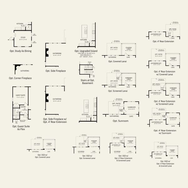 2D floor plan layout for the Murphy by Pulte Homes in Forest Creek, Waxhaw, NC (Image 28).