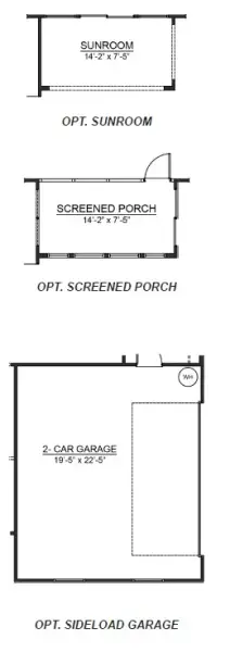 2D floor plan layout of this home in Alder Pond, Campobello, SC (Image 6).
