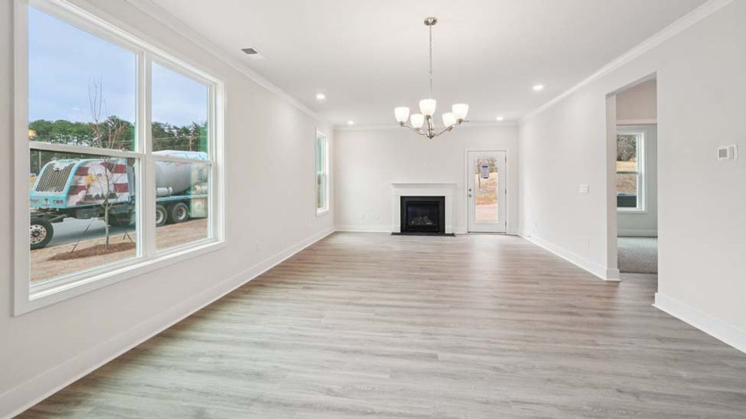 Representative unfurnished interior of a home built from the Landon by D.R. Horton in Laurelbrook, Sherrills Ford (Image 21). Representative unfurnished interior of a home built from the Landon by D.R. Horton in Laurelbrook, Sherrills Ford (Image 21).