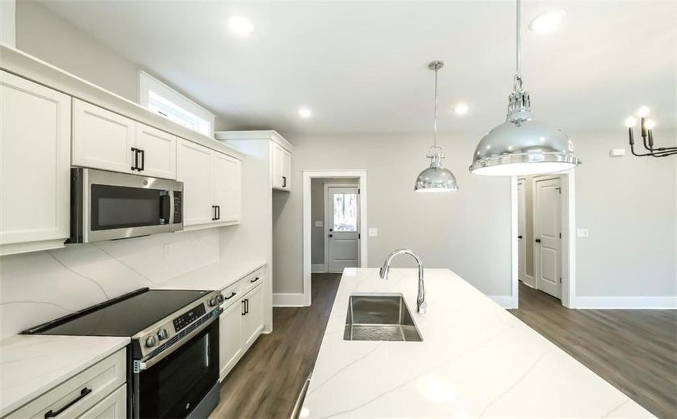 Furnished interior view inside a new home in , Bowdon (Image 9).
