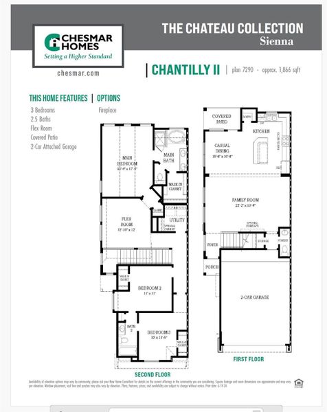 Chantilly 2 Floor plan Chantilly 2 Floor plan