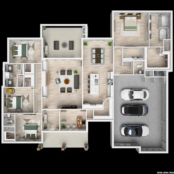 2D floor plan layout of this home in , La Vernia, TX (Image 3). 2D floor plan layout of this home in , La Vernia, TX (Image 3).