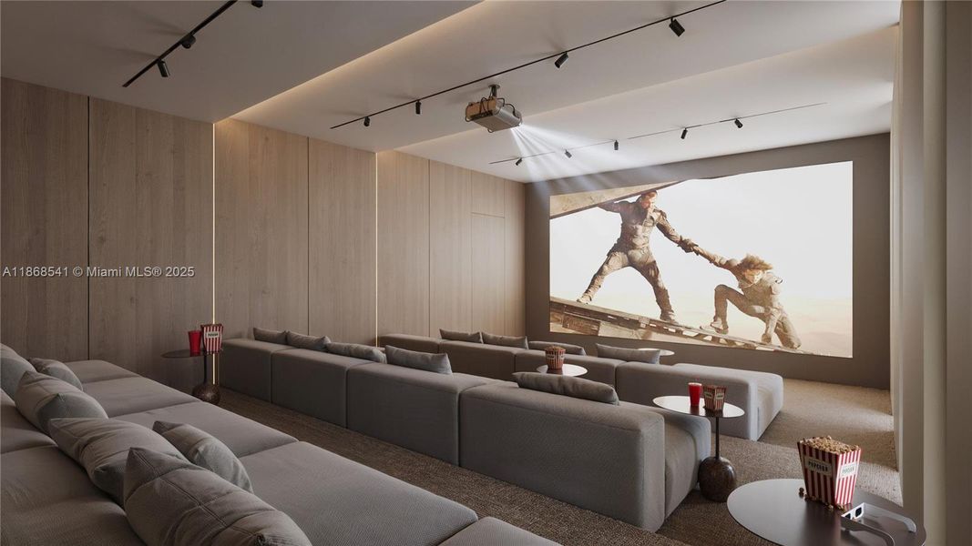 Furnished interior view inside a new home in , Miami (Image 11). Furnished interior view inside a new home in , Miami (Image 11).