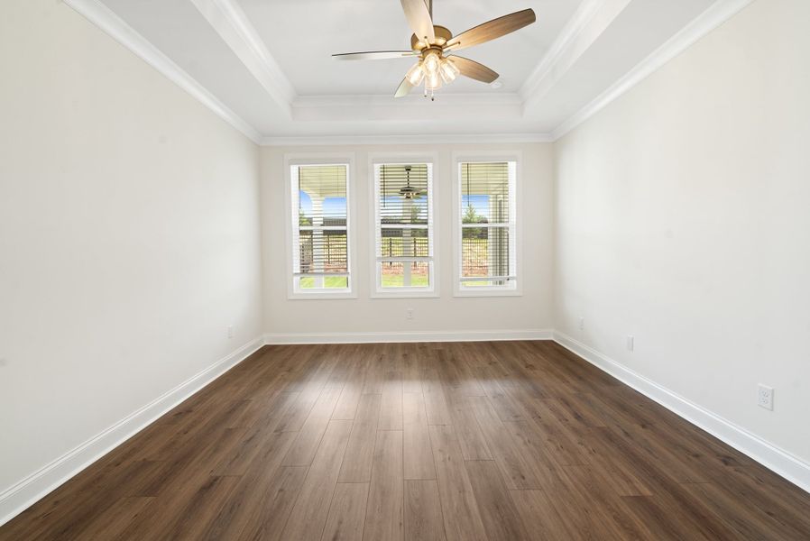 Representative unfurnished interior of a home built from the The Lawrence by The Providence Group in Promenade at Sawnee Village, Cumming (Image 20). Representative unfurnished interior of a home built from the The Lawrence by The Providence Group in Promenade at Sawnee Village, Cumming (Image 20).