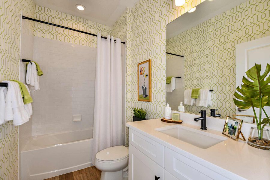 Furnished interior view inside a new home in SkySail, Naples (Image 6).