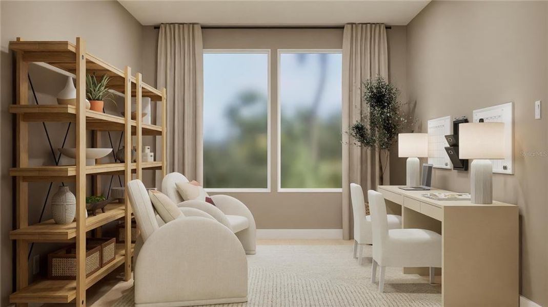 Furnished interior view inside a new home in Meadow Pointe, Groveland (Image 15). Furnished interior view inside a new home in Meadow Pointe, Groveland (Image 15).