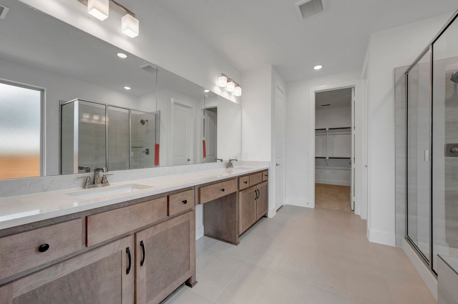 Furnished interior view inside a new home in Bridgewater, Midlothian (Image 10).