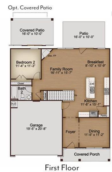 2D floor plan layout of this home in Hellen Valley, Braselton, GA (Image 3). 2D floor plan layout of this home in Hellen Valley, Braselton, GA (Image 3).