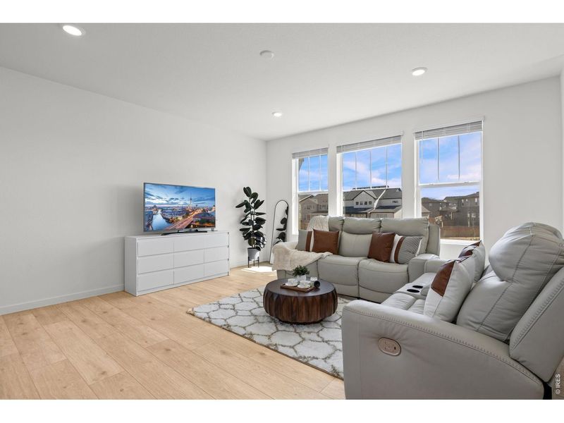 Furnished interior view inside a new home in Timnath Lakes, Timnath (Image 19). Furnished interior view inside a new home in Timnath Lakes, Timnath (Image 19).