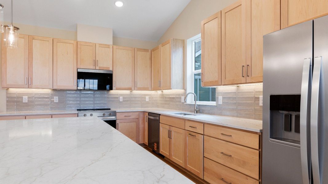 Furnished interior view inside a new home in Dillon Pointe - City, Broomfield (Image 13).