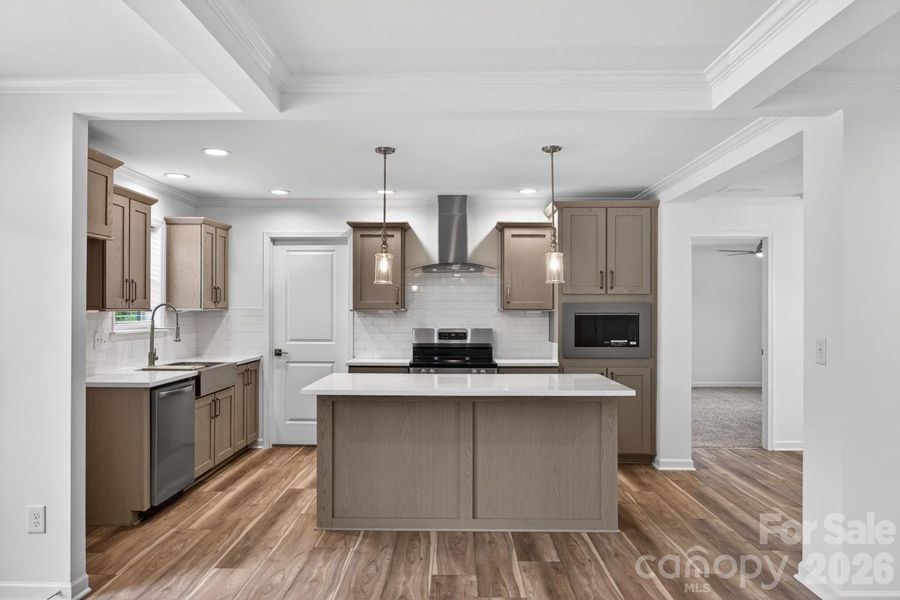 Furnished interior view inside a new home in , Winston-Salem (Image 7).