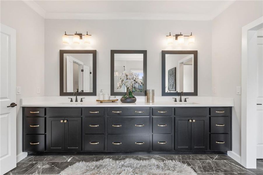 Furnished interior view inside a new home in The Tillery, Marietta (Image 24).