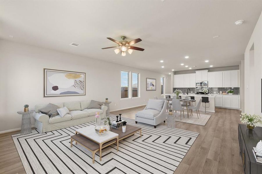 This home boasts a spacious open concept layout that combines the best of modern design and comfort for everyday living.