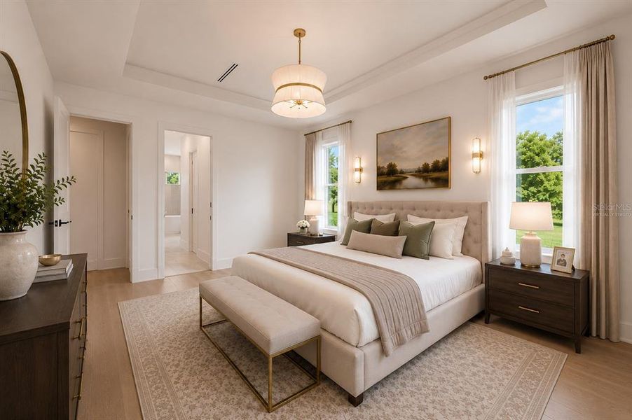 Furnished interior view inside a new home in , Tarpon Springs (Image 18). Furnished interior view inside a new home in , Tarpon Springs (Image 18).