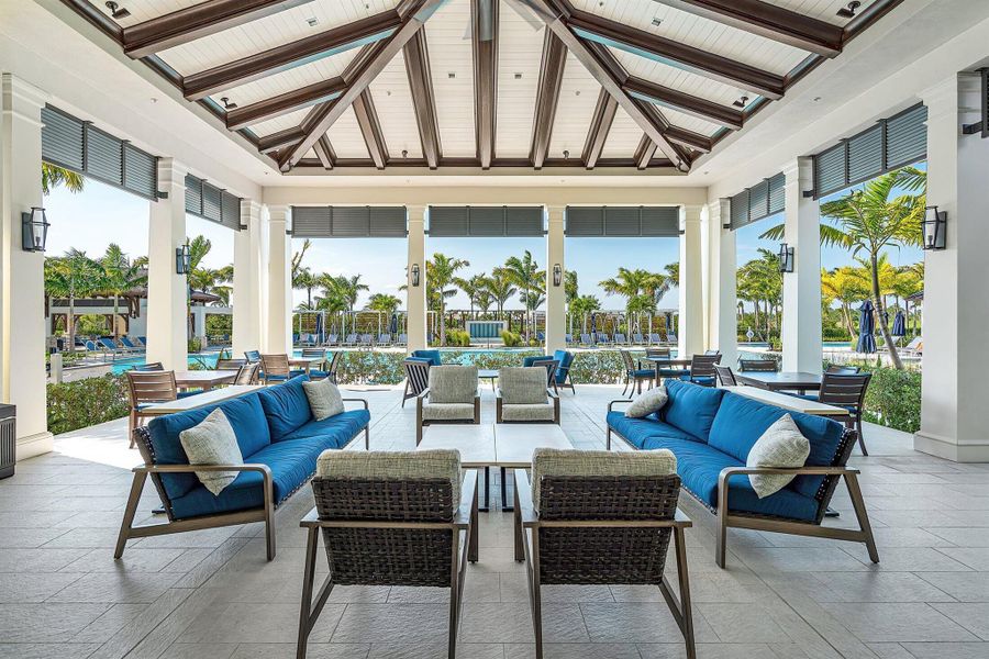 Furnished interior view inside a new home in Avondale at Avenir, Palm Beach Gardens (Image 12).