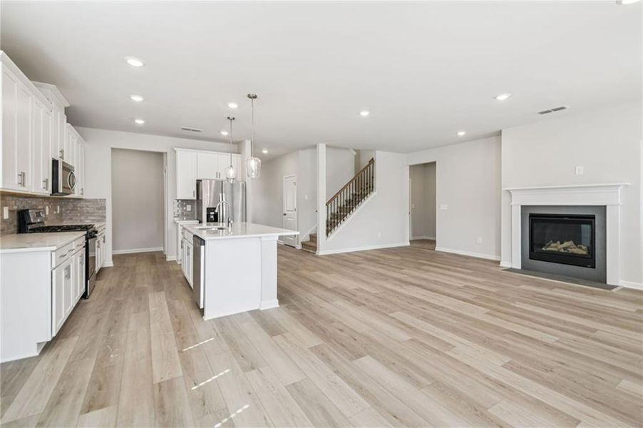 Spacious, unfurnished interior of a new home in Creekside at Oxford Park, Fairburn (Image 52).