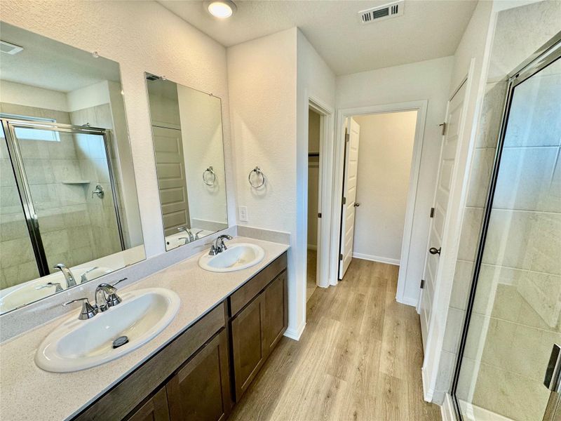 Furnished interior view inside a new home in Turner's Crossing - Americana Collection, Buda (Image 4).