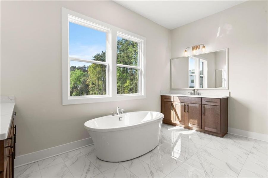 Furnished interior view inside a new home in The Gathering – Alpharetta, Alpharetta (Image 14).