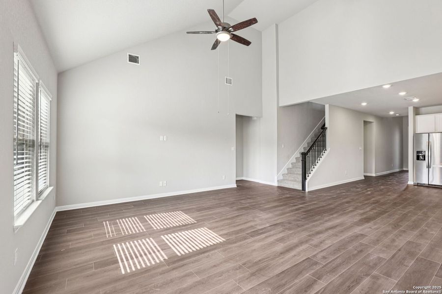 Spacious, unfurnished interior of a new home in Legendary Trails - Classic Series, Cibolo (Image 55). Spacious, unfurnished interior of a new home in Legendary Trails - Classic Series, Cibolo (Image 55).