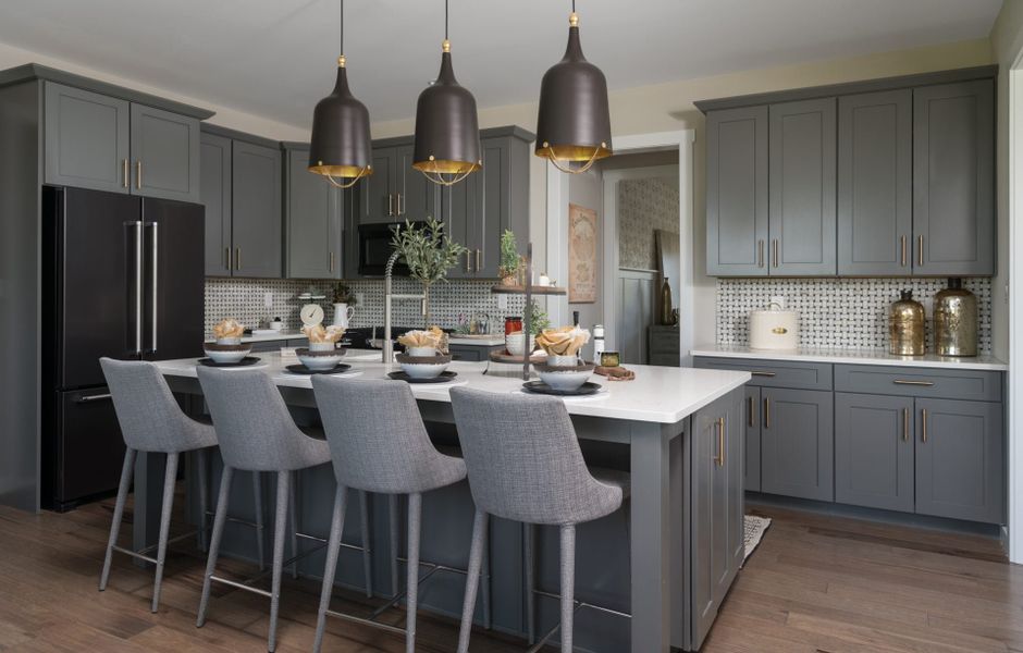 Representative furnished interior of a home built from the Parker by Keystone Custom Homes in Windermere Farms, Waxhaw (Image 5).