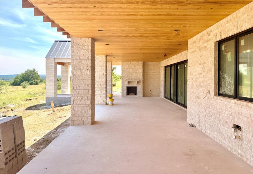 Exterior details and patio area of a home in , Horseshoe Bay (Image 3). Exterior details and patio area of a home in , Horseshoe Bay (Image 3).