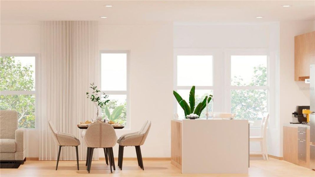 Furnished interior view inside a new home in , Kissimmee (Image 6).