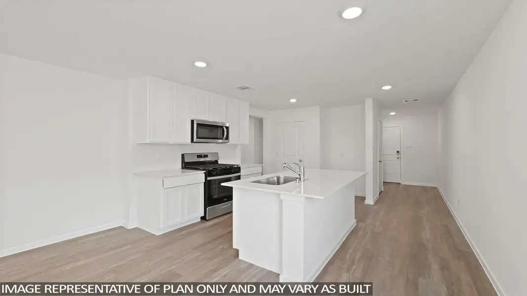 Furnished interior view inside a new home in Porters Mill, New Caney (Image 3).