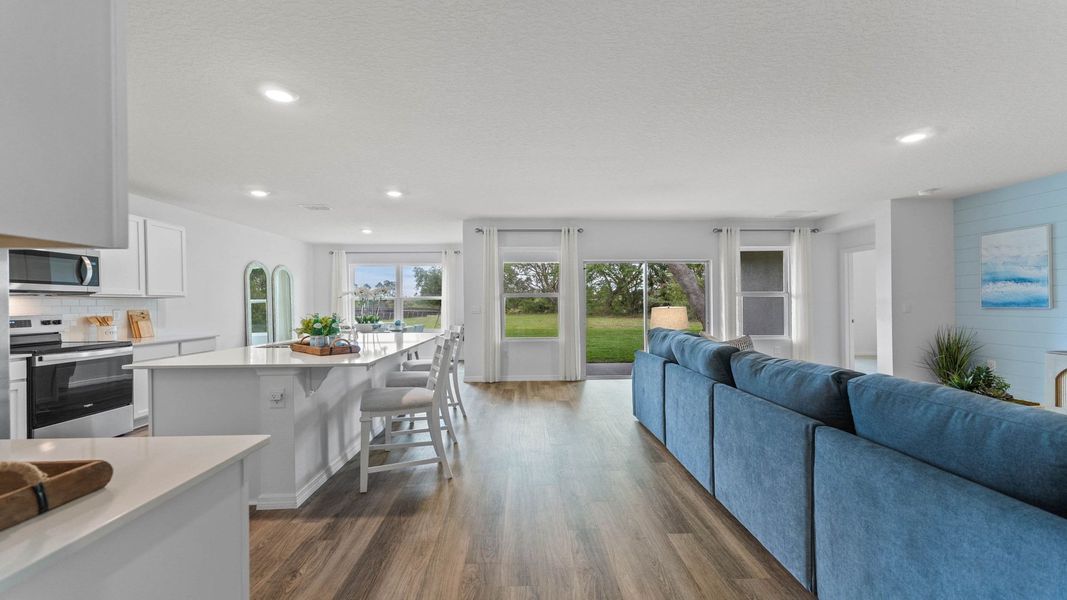 Representative furnished interior of a home built from the Madison by D.R. Horton in Wexford Cove, Ormond Beach (Image 5).
