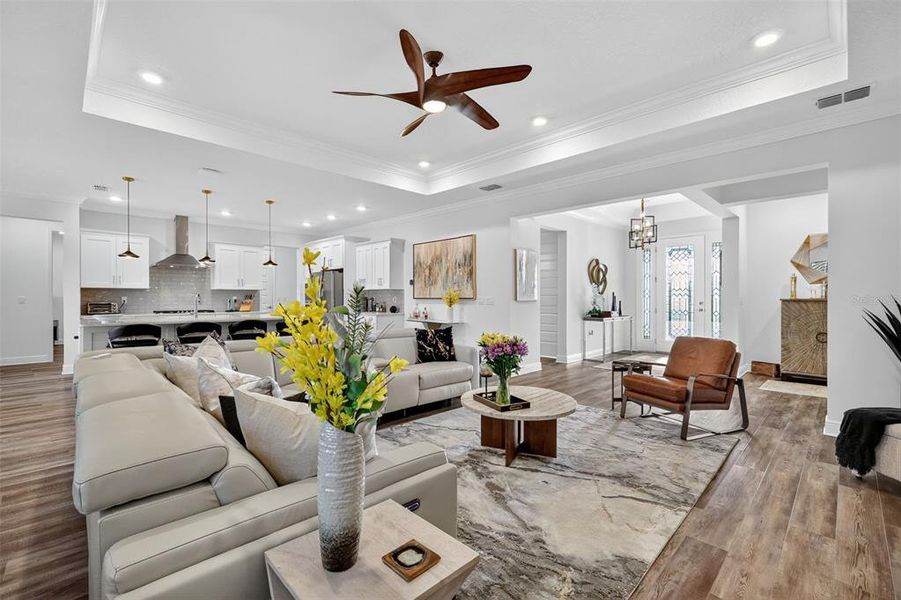 Furnished interior view inside a new home in , Ocala (Image 24).