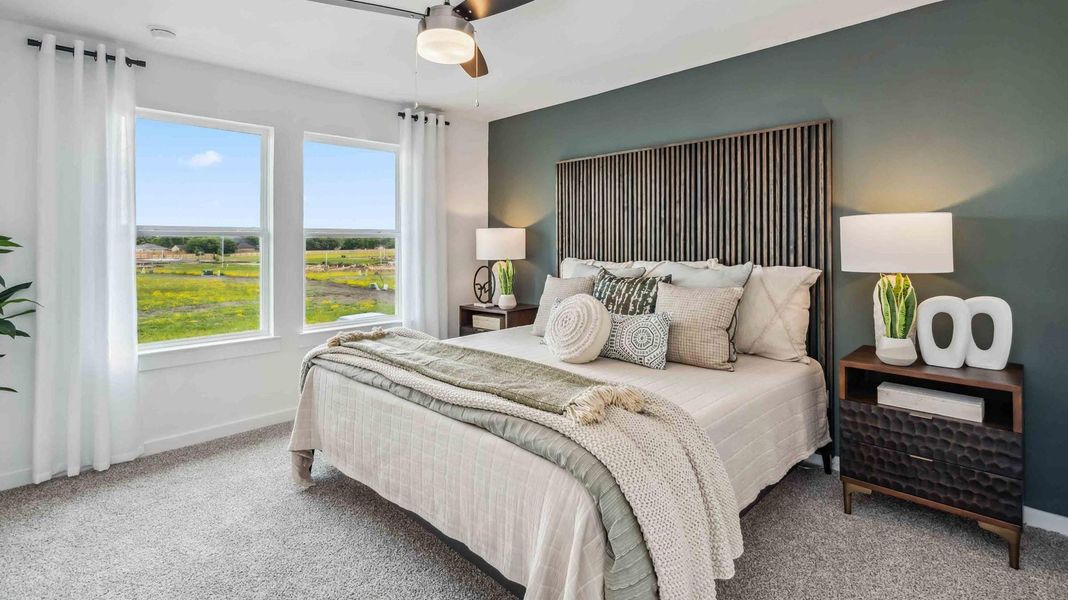 Furnished interior view inside a new home in Highland Court, Houston (Image 5). Furnished interior view inside a new home in Highland Court, Houston (Image 5).