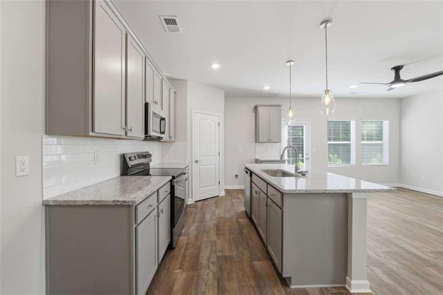Furnished interior view inside a new home in Parkway James, Snellville (Image 7).