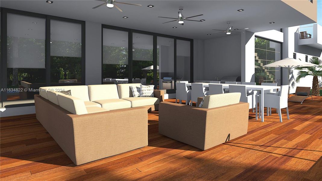 Furnished interior view inside a new home in , Lake Worth (Image 6). Furnished interior view inside a new home in , Lake Worth (Image 6).