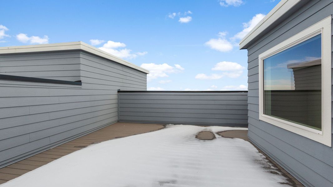 Furnished interior view inside a new home in Dillon Pointe - Skyview, Broomfield (Image 19).