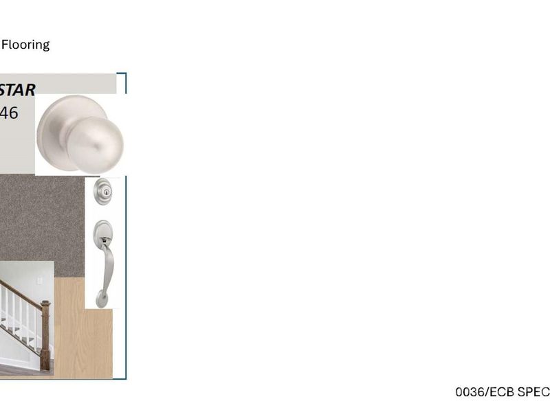 Sample of building materials used in homes in Enclave at Belmont, Belmont (Image 12).