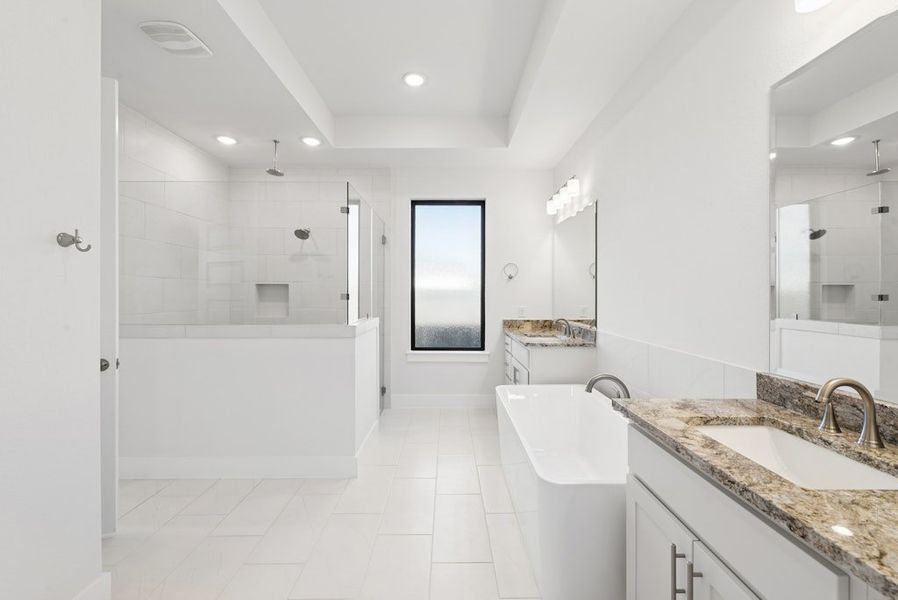 Furnished interior view inside a new home in Riverstone, Georgetown (Image 10).