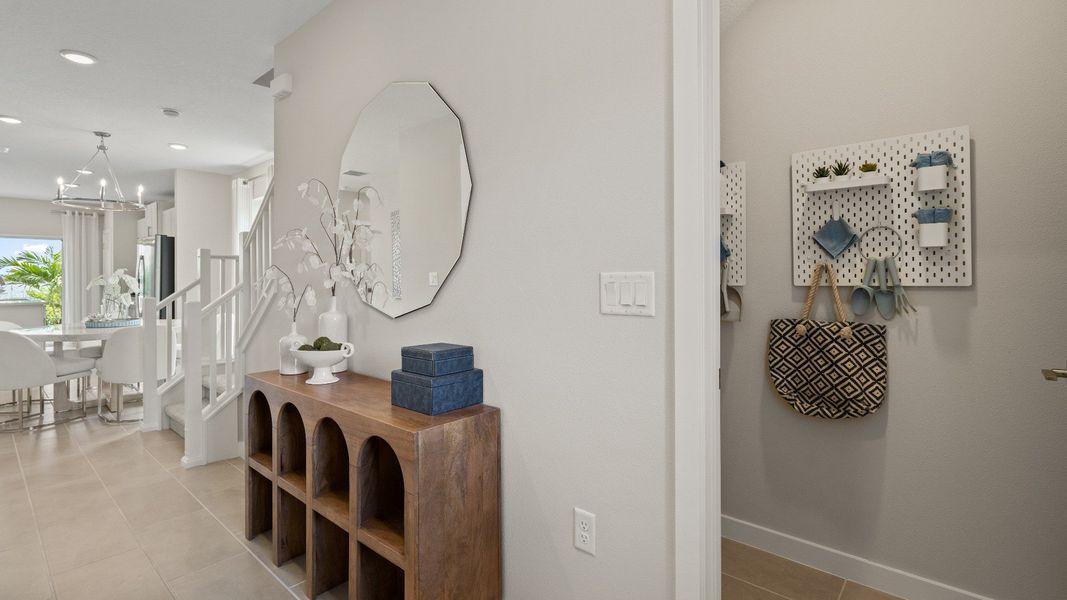Ponte Vedra Model Home Entry Interior at Willowbrook North by DRB Homes in Winter Haven FL Ponte Vedra Model Home Entry Interior at Willowbrook North by DRB Homes in Winter Haven FL