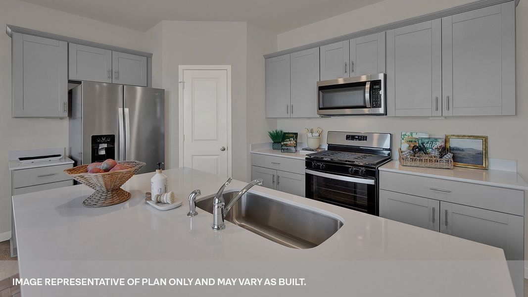 Furnished interior view inside a new home in Whisper South, San Marcos (Image 11).