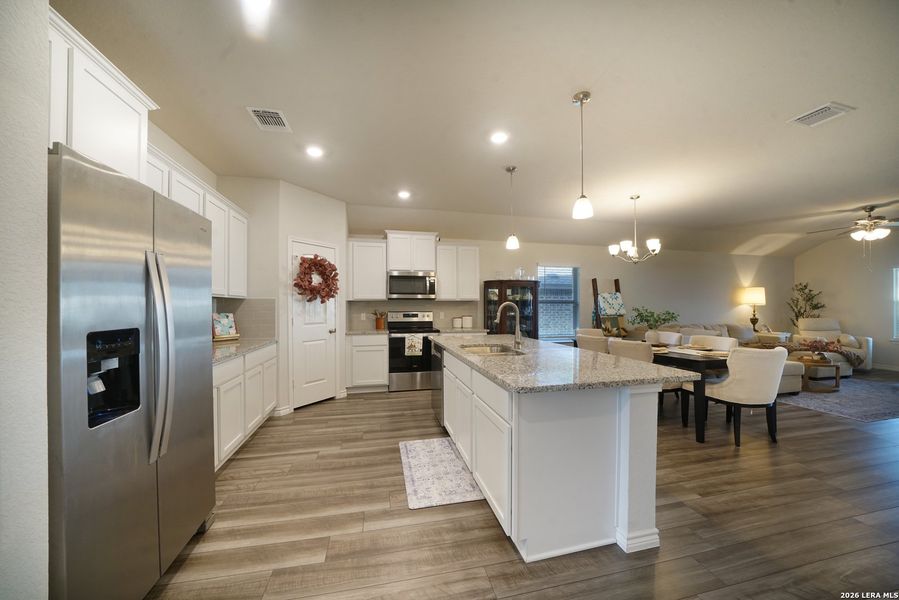 Furnished interior view inside a new home in , Belton (Image 40).