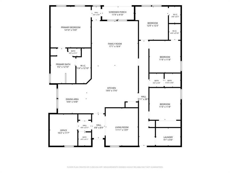 2D floor plan layout of this home in Westside Preserve, Midlothian, TX (Image 5).