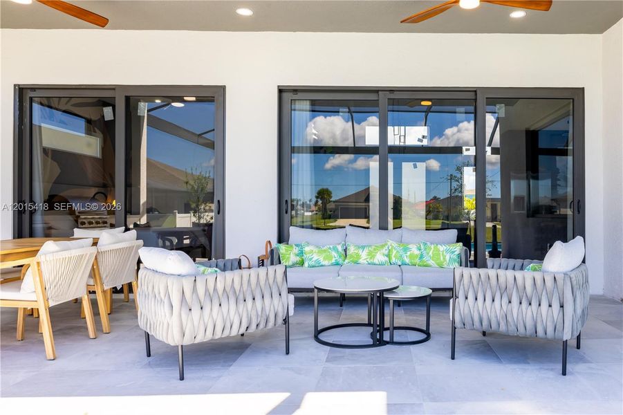 Exterior details and patio area of a home in , Cape Coral (Image 31).