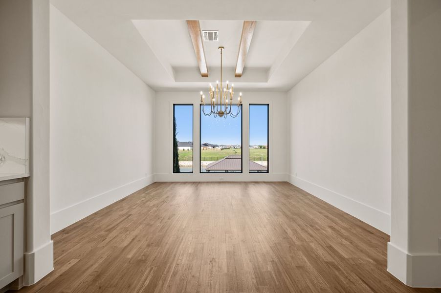 Spacious, unfurnished interior of a new home in The Resort on Eagle Mt. Lake, Fort Worth (Image 36).