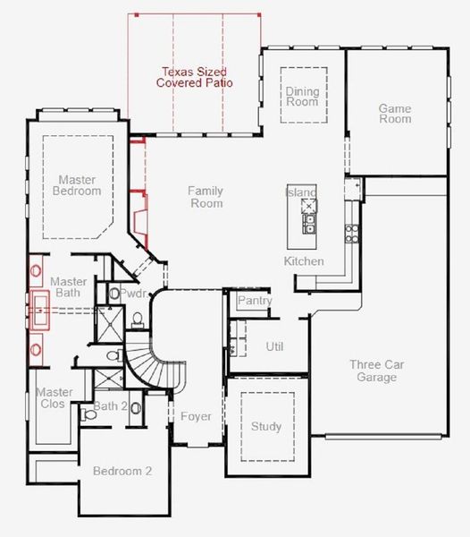 1st Floorplan- Representative Photo