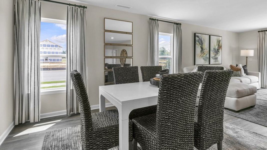 Furnished interior view inside a new home in Wilson's Ridge, Wilson's Mills (Image 5).