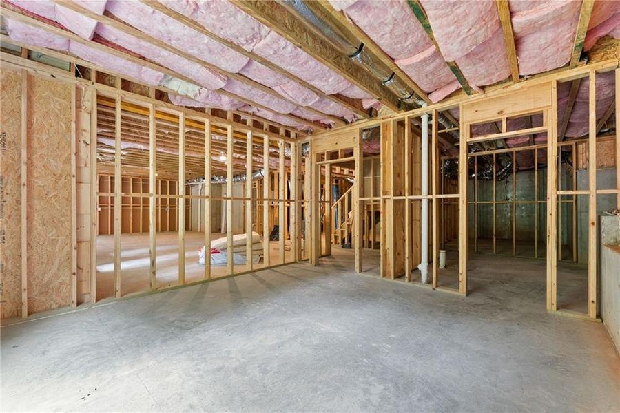 In-progress construction of a new home in , Gainesville, GA (Image 65).
