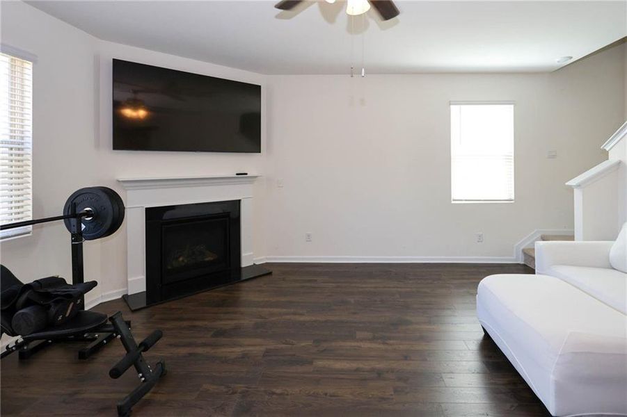 Furnished interior view inside a new home in The Enclave at Flat Rock Hills, Stonecrest (Image 4).