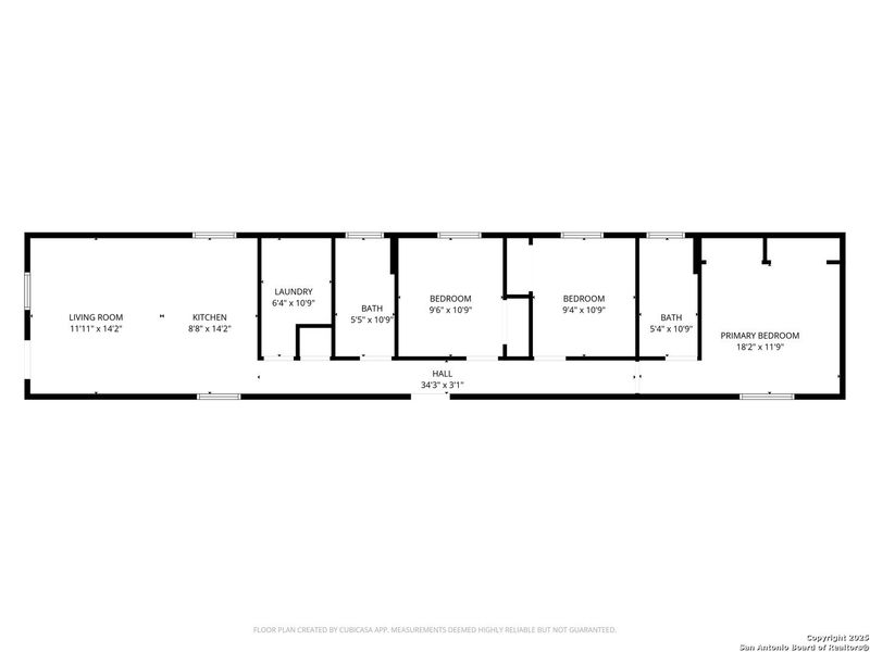 2D floor plan layout of this home in , San Antonio, TX (Image 5).