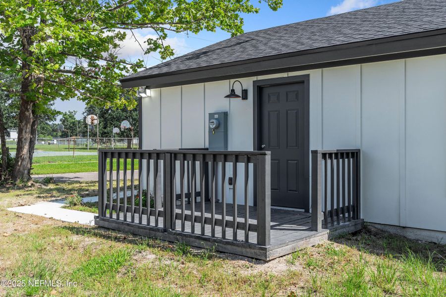 Front exterior of a new home in , Jacksonville, FL, highlighting curb appeal (Image 23). Front exterior of a new home in , Jacksonville, FL, highlighting curb appeal (Image 23).