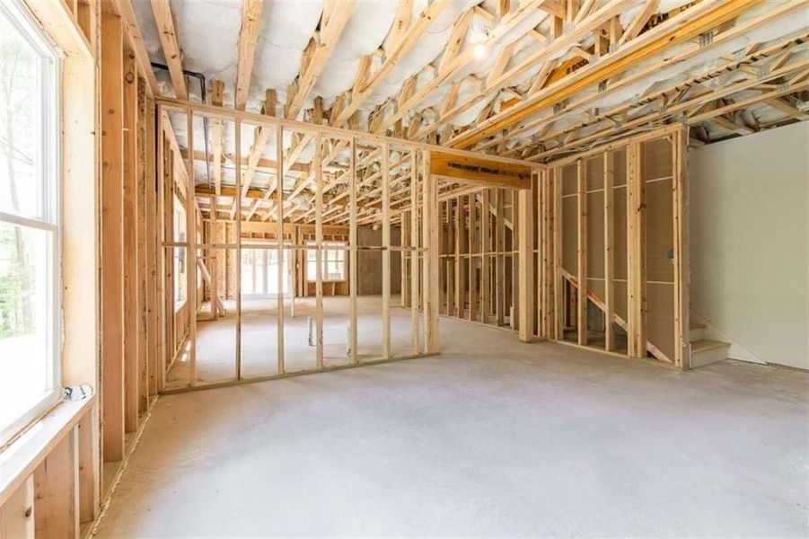 In-progress construction of a new home in , Gainesville, GA (Image 37).
